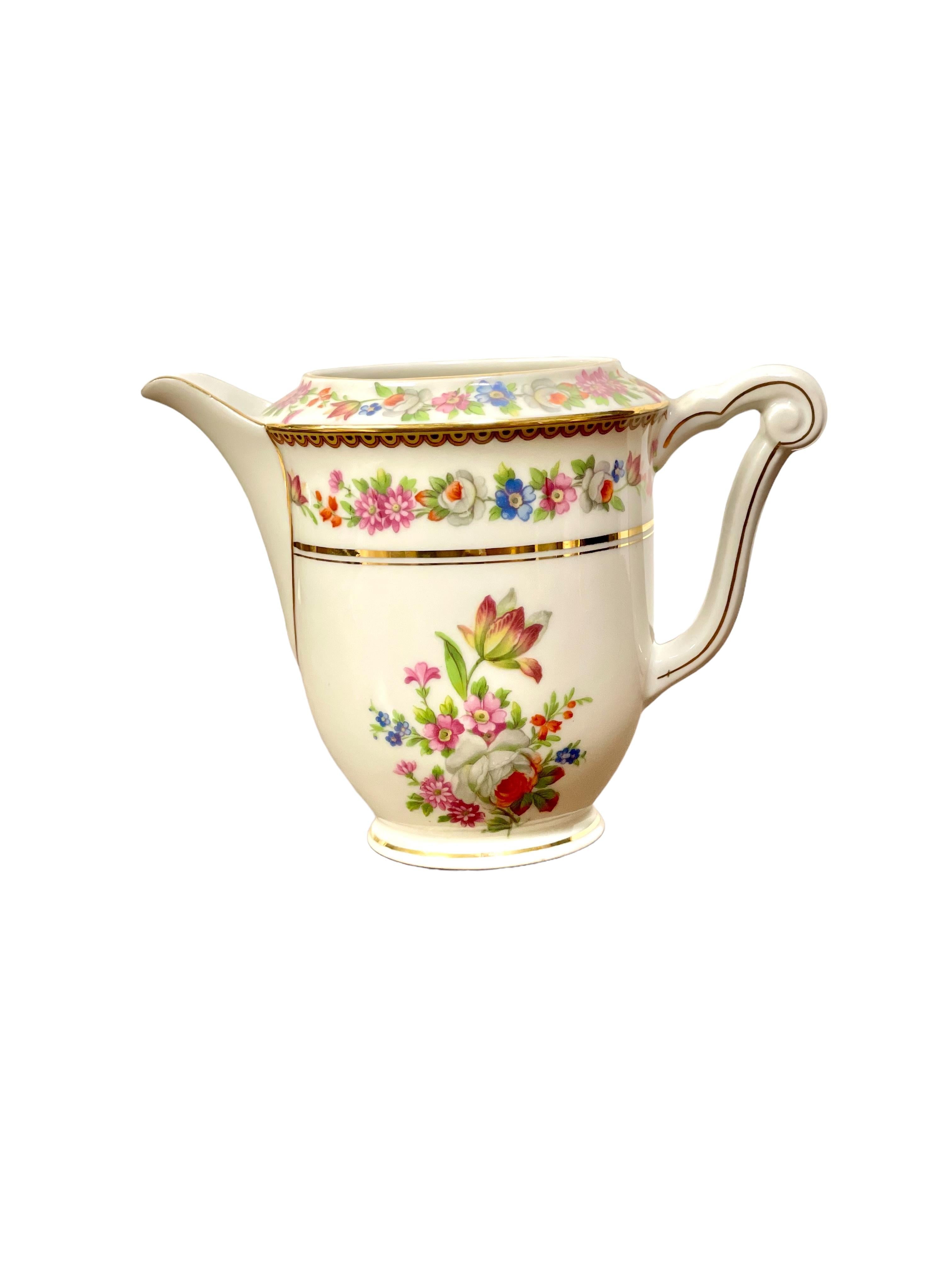 Fine Limoges Porcelain Tea Service by Raynaud & Cie ( 17 Pieces) 1