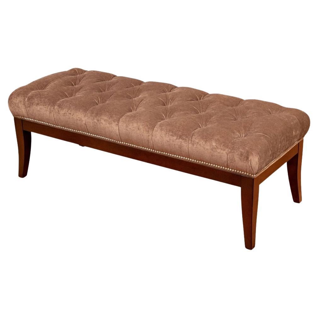 Fine Long Bench By The Charles Stewart Co.  For Sale