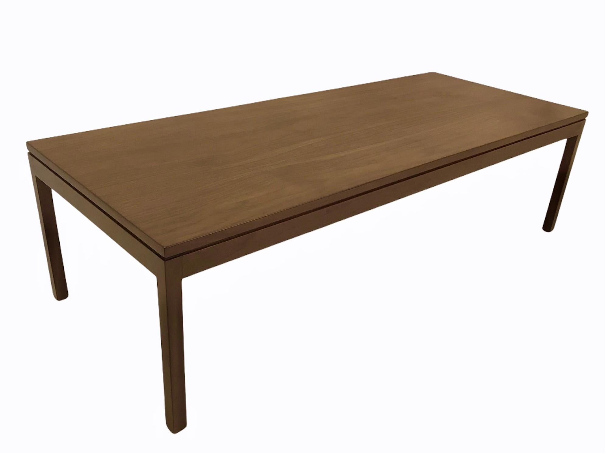 Fine Long Figured Walnut Coffee Cocktail Table Camilo Miami, 1960s 7