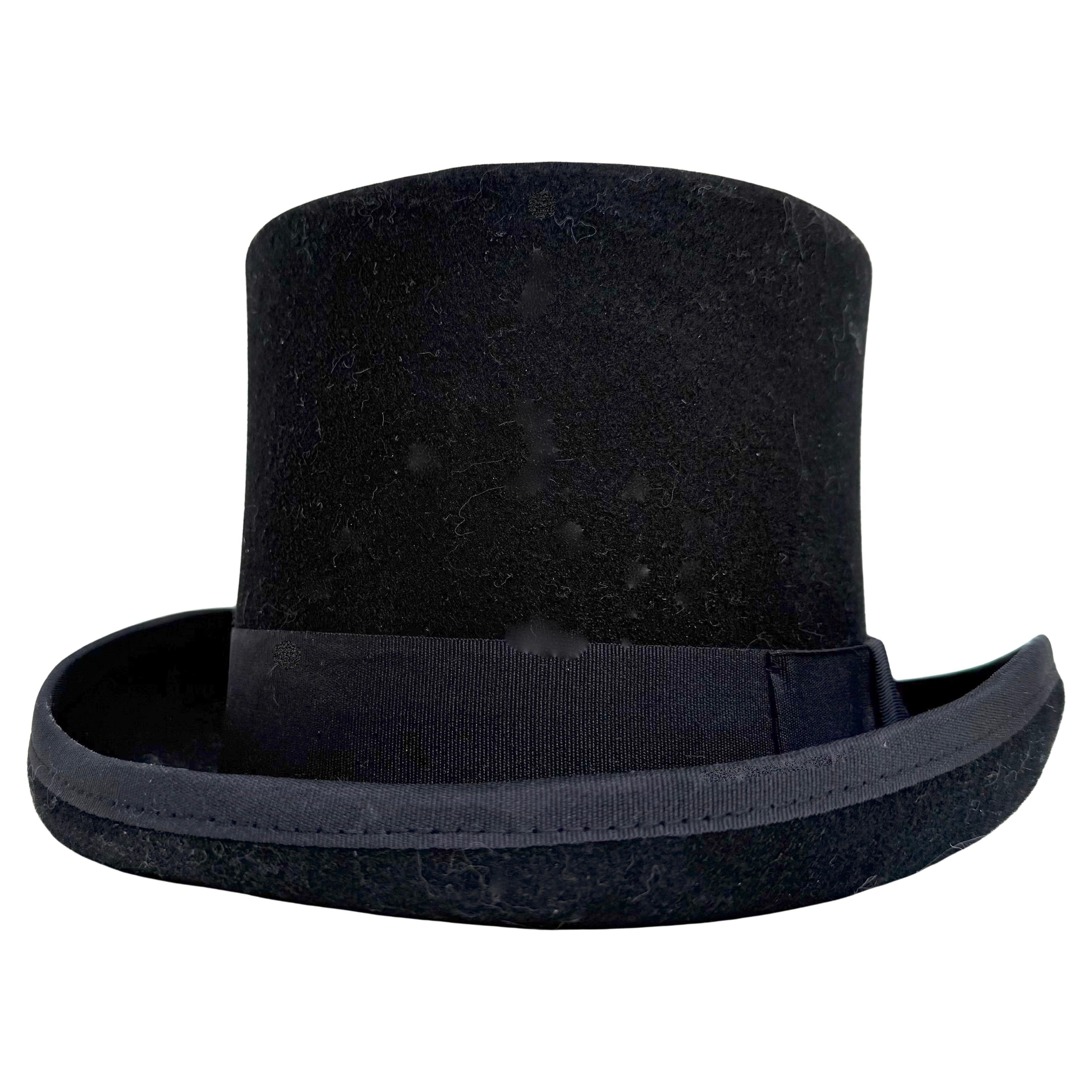 Fine Looking and All Original Turn of The Century Beaver & Silk Top Hat C. 1900