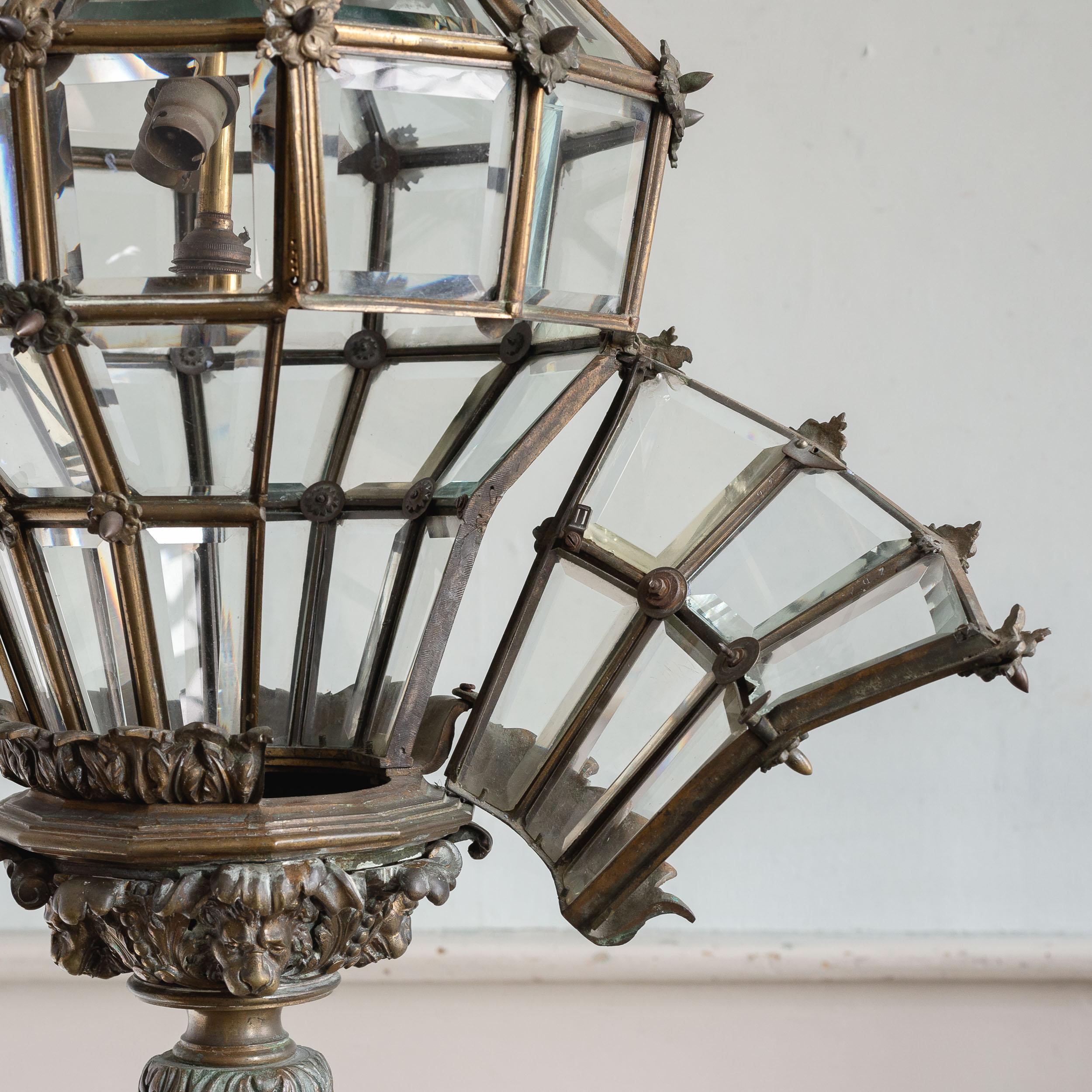 Fine Louis XIV 'Versaille' Gilt-Bronze Lantern 6