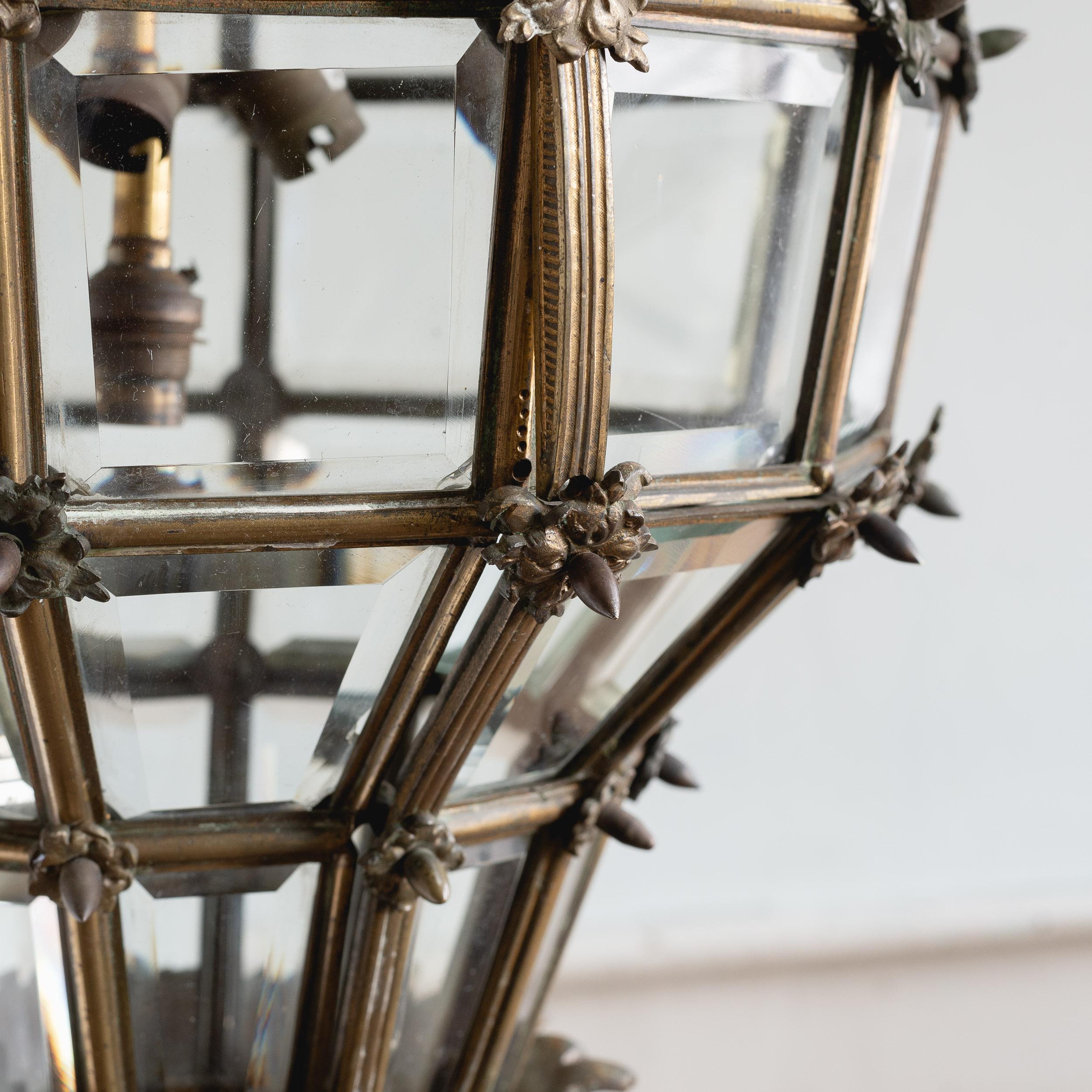 Fine Louis XIV 'Versaille' Gilt-Bronze Lantern 4