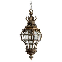 Fine Louis XIV 'Versaille' Gilt-Bronze Lantern