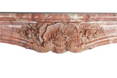 Fine Louis XV, 18th century marble fireplace