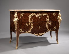 Fine Louis XV Style Gilt-Bronze Mounted Parquetry Commode, circa 1880