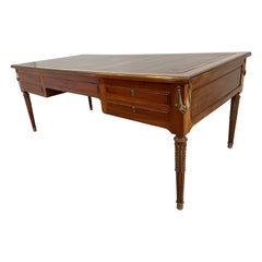 Fine Louis XVI Mahogany and Bronze Mounted Desk, France, 18th Century