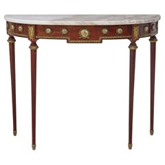 Table console néoclassique Louis XVI par Harry & Lou Epstein