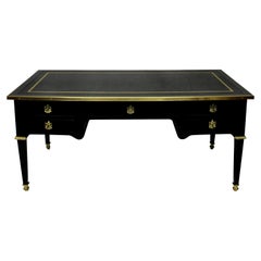 Fine Louis XVI Style Ebonized Desk