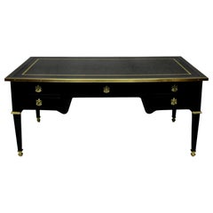 Fine Louis XVI Style Ebonized Desk