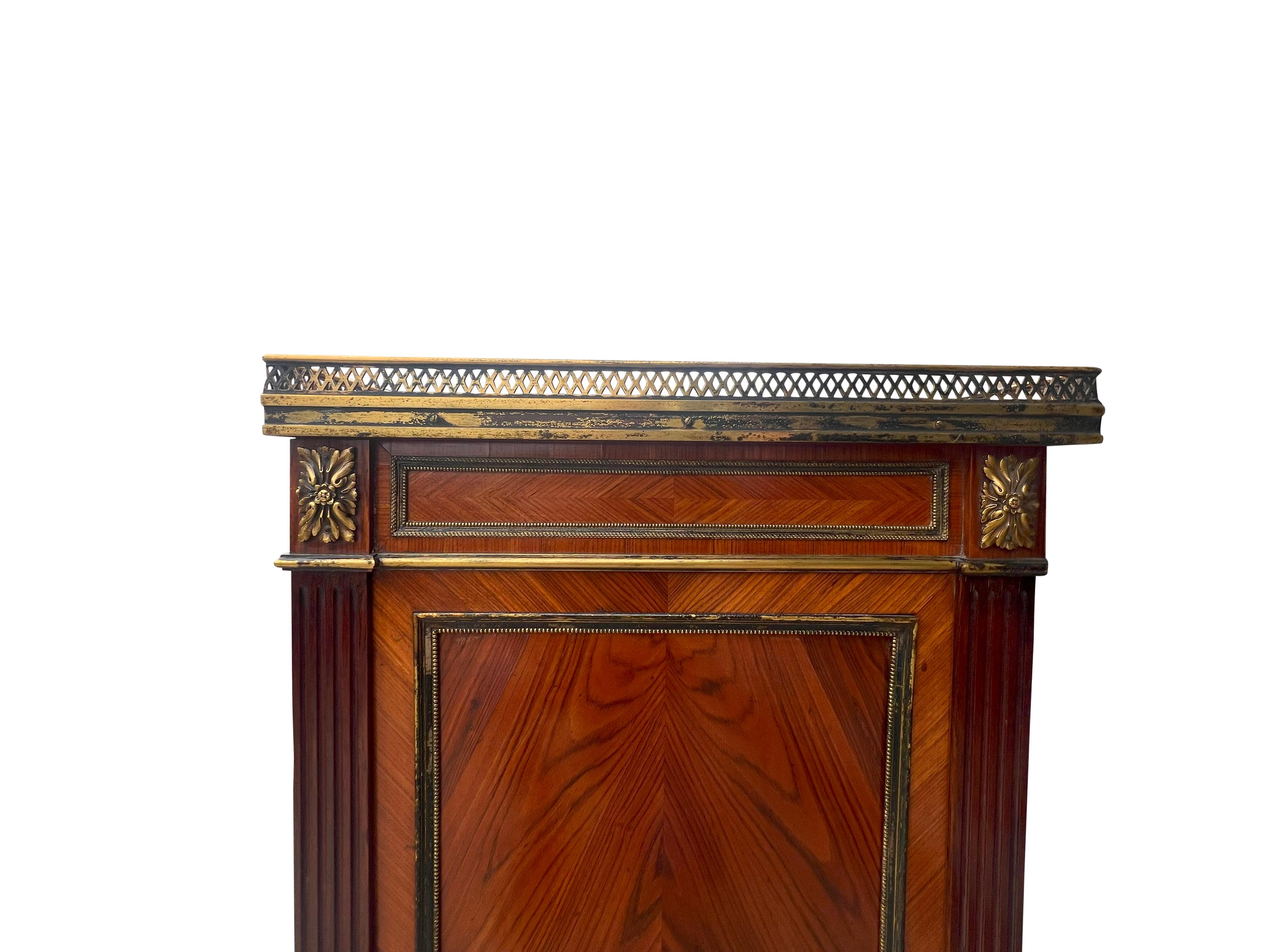 Fine Louis XVI Style Kingwood And Bronze Mounted Cabinet For Sale 6