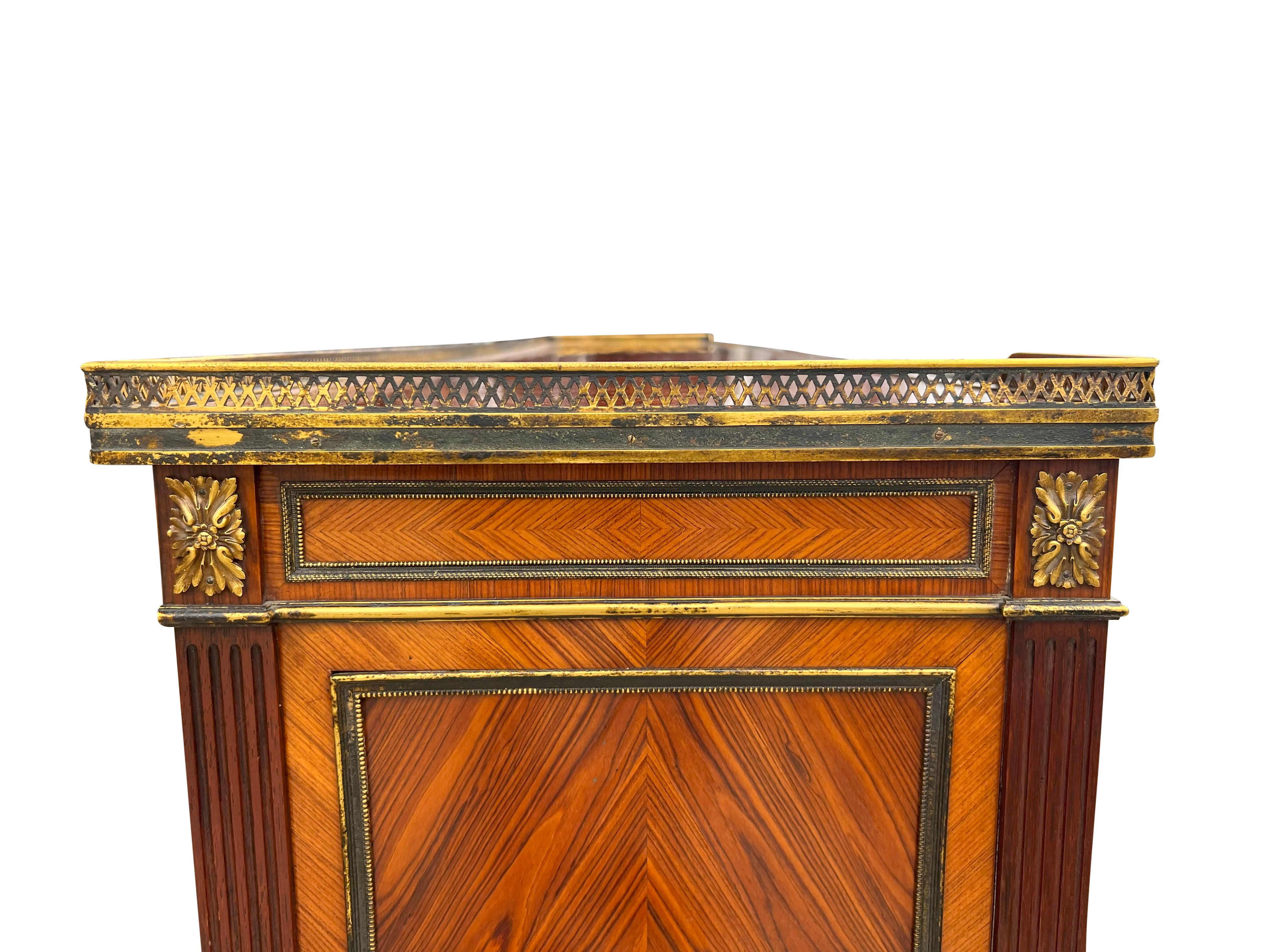 Fine Louis XVI Style Kingwood And Bronze Mounted Cabinet For Sale 1