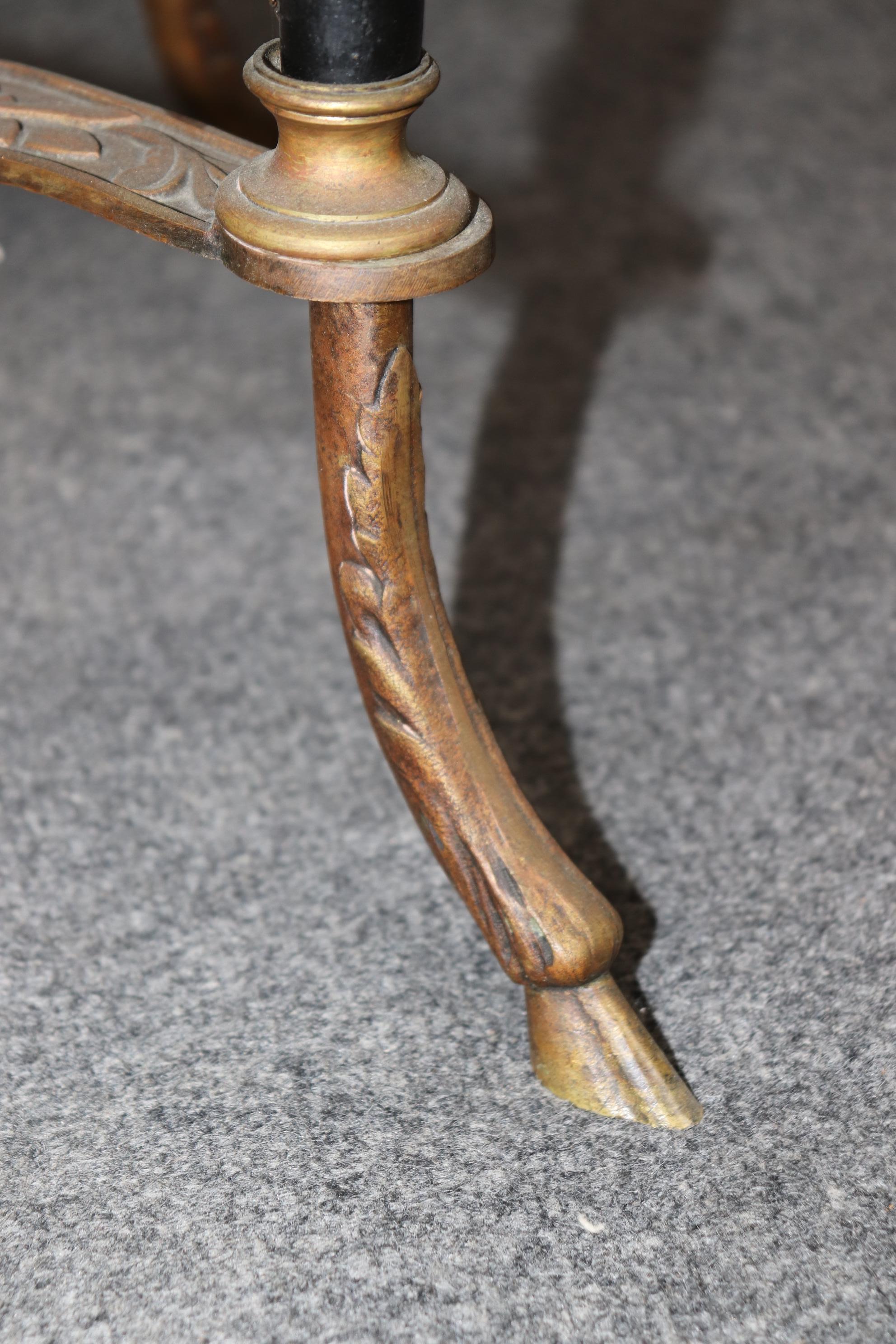 Fine Louis XVI Style Marble Top End Table in the style of Adam Weisweiler 1