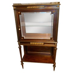 Fine Louis XVI Style Ormolu Mounted Neoclassic Vitrine