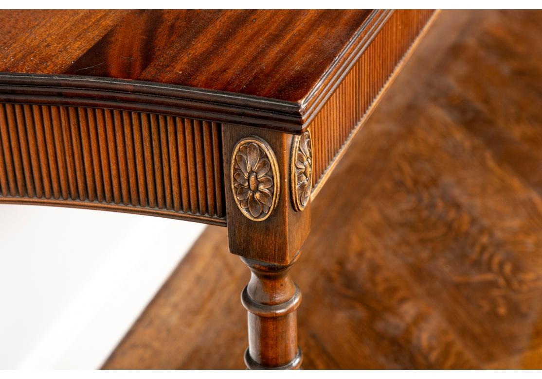 Carved Fine Mahogany Console Table