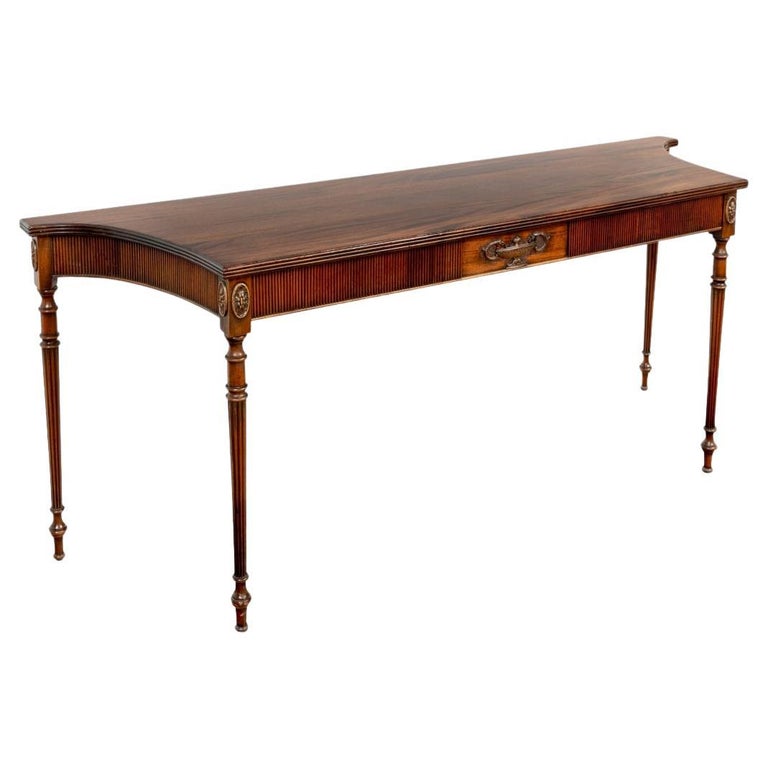 Fine Mahogany Console Table For Sale at 1stDibs