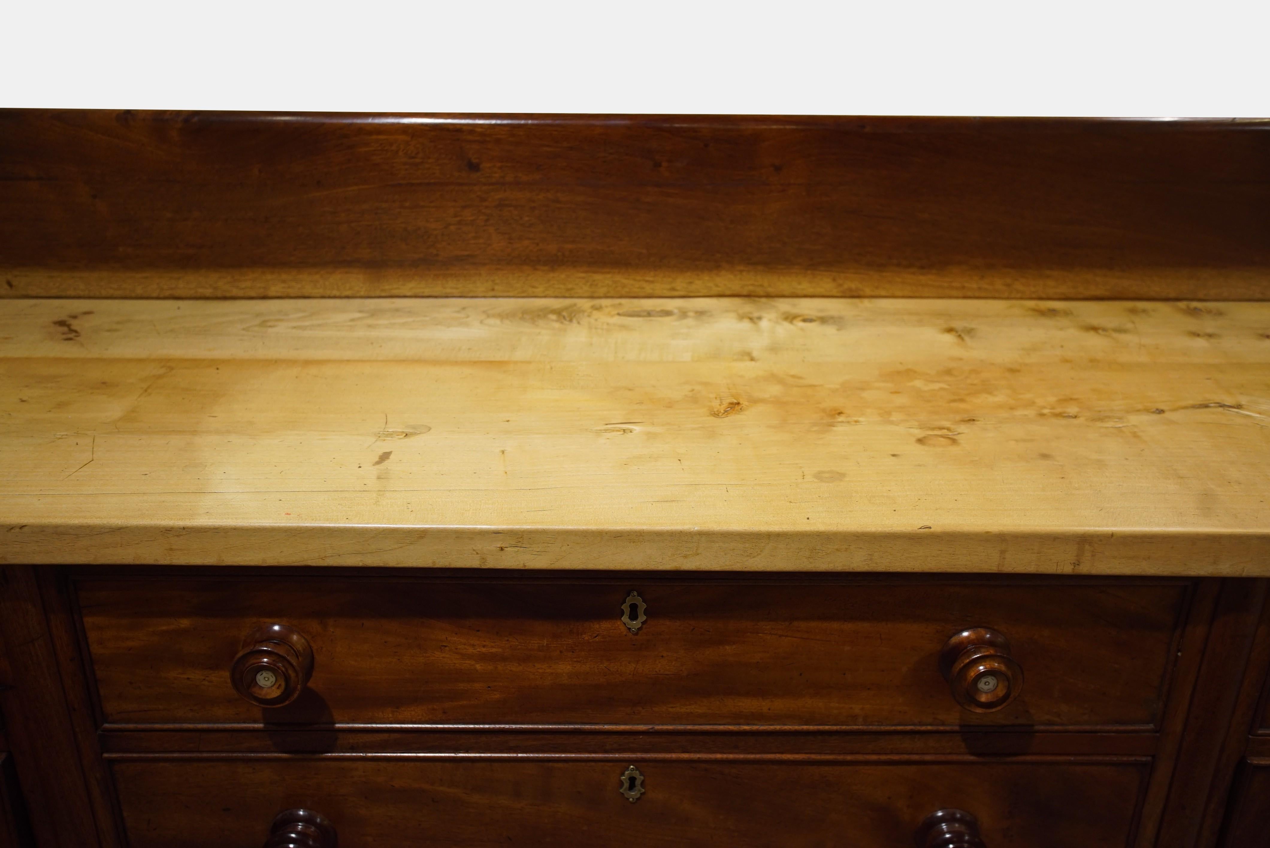 Fine Mahogany Country Dresser For Sale 2