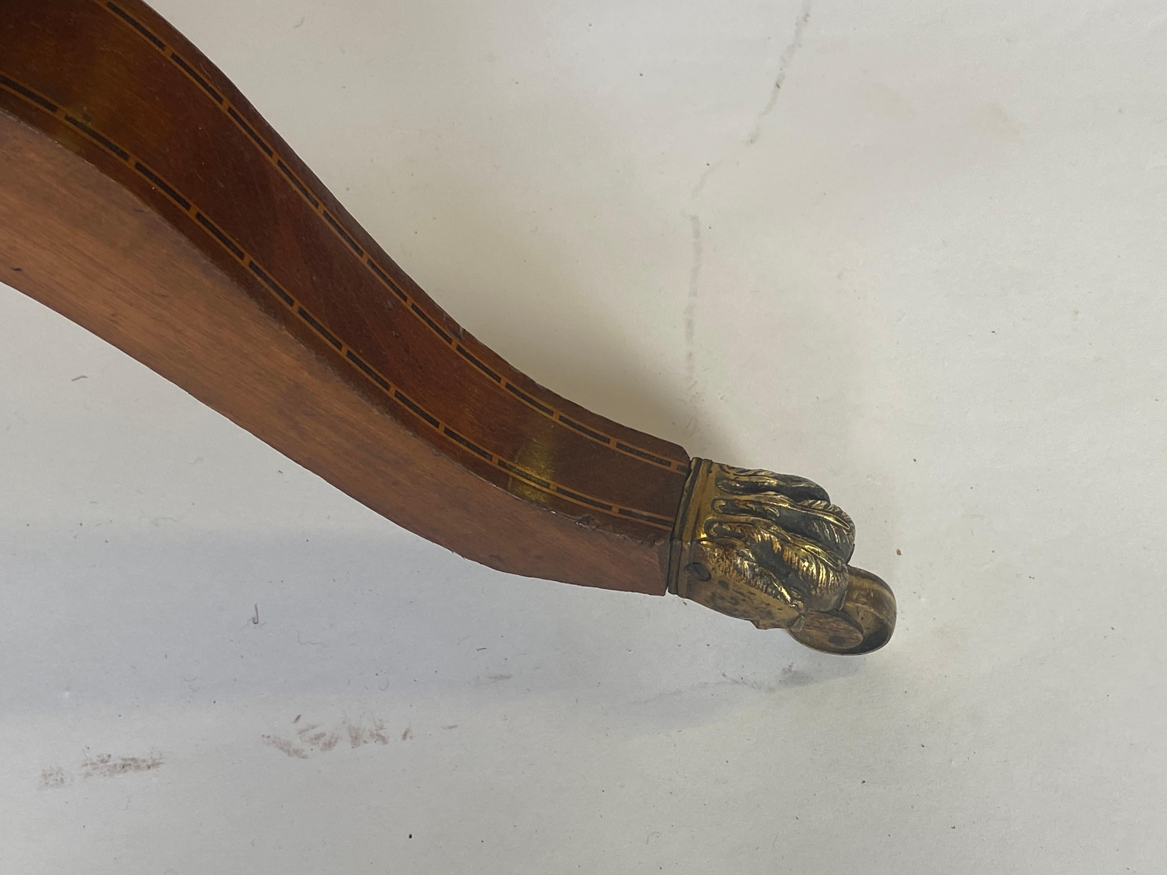 Fine Mahogany inlaid double Revolving Bookcase For Sale 3