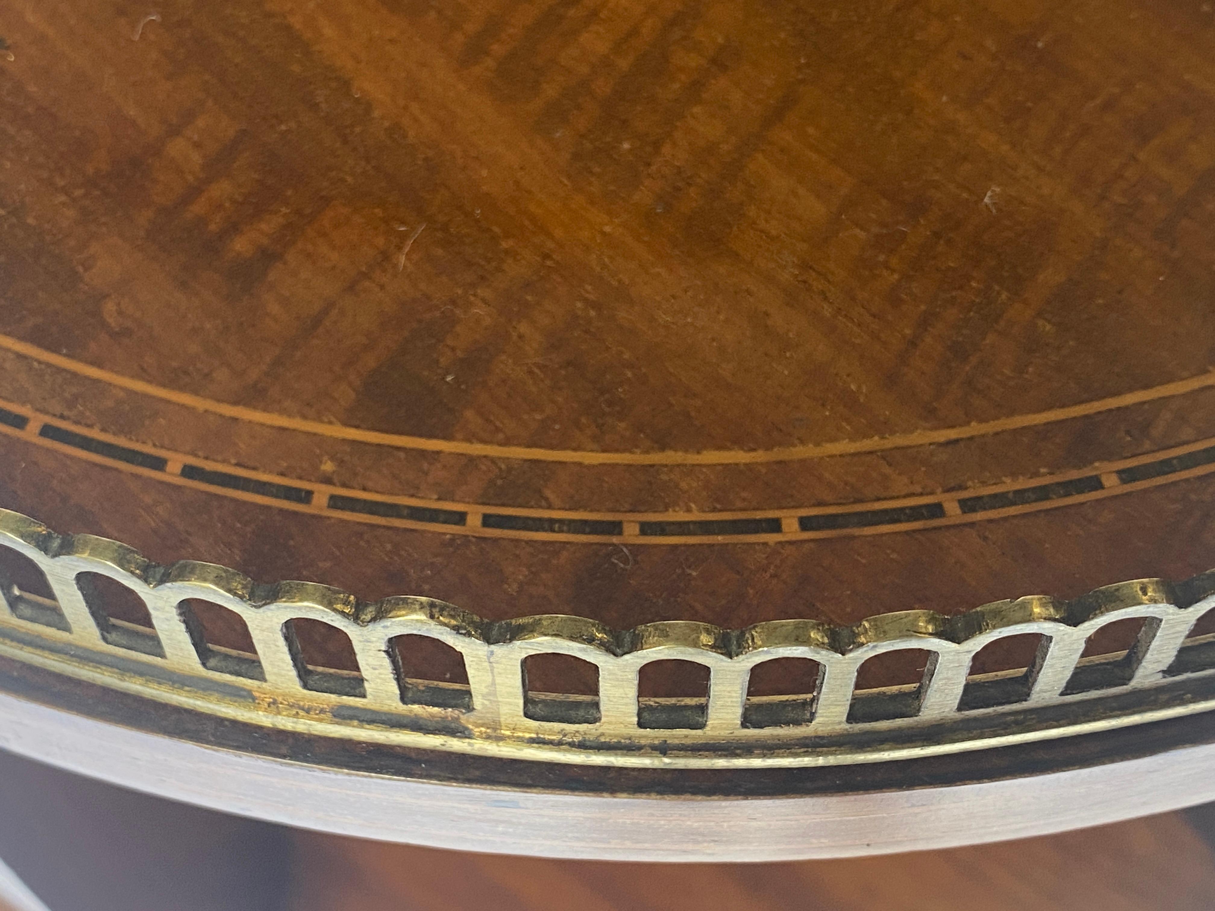 Late 19th Century Fine Mahogany inlaid double Revolving Bookcase For Sale
