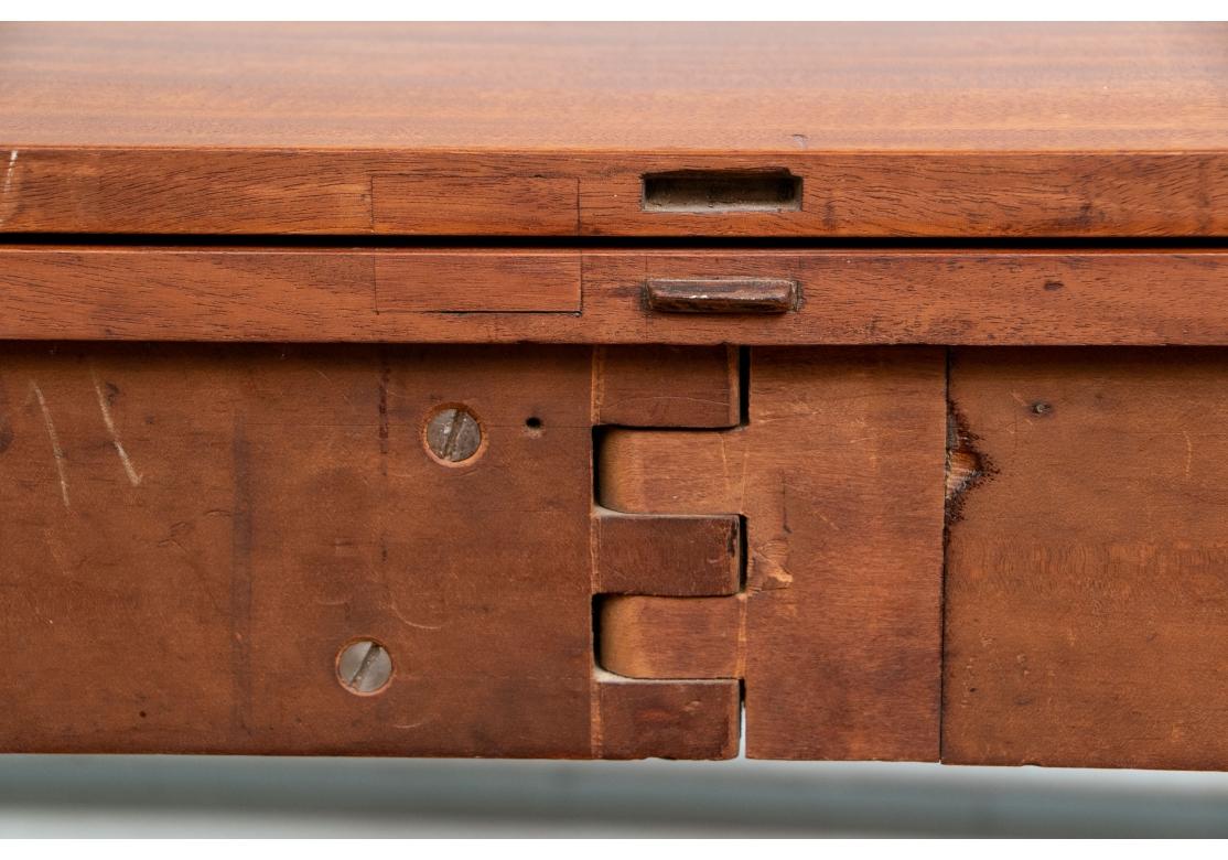 Hepplewhite Style Mahogany Inlaid Games Table For Sale 4