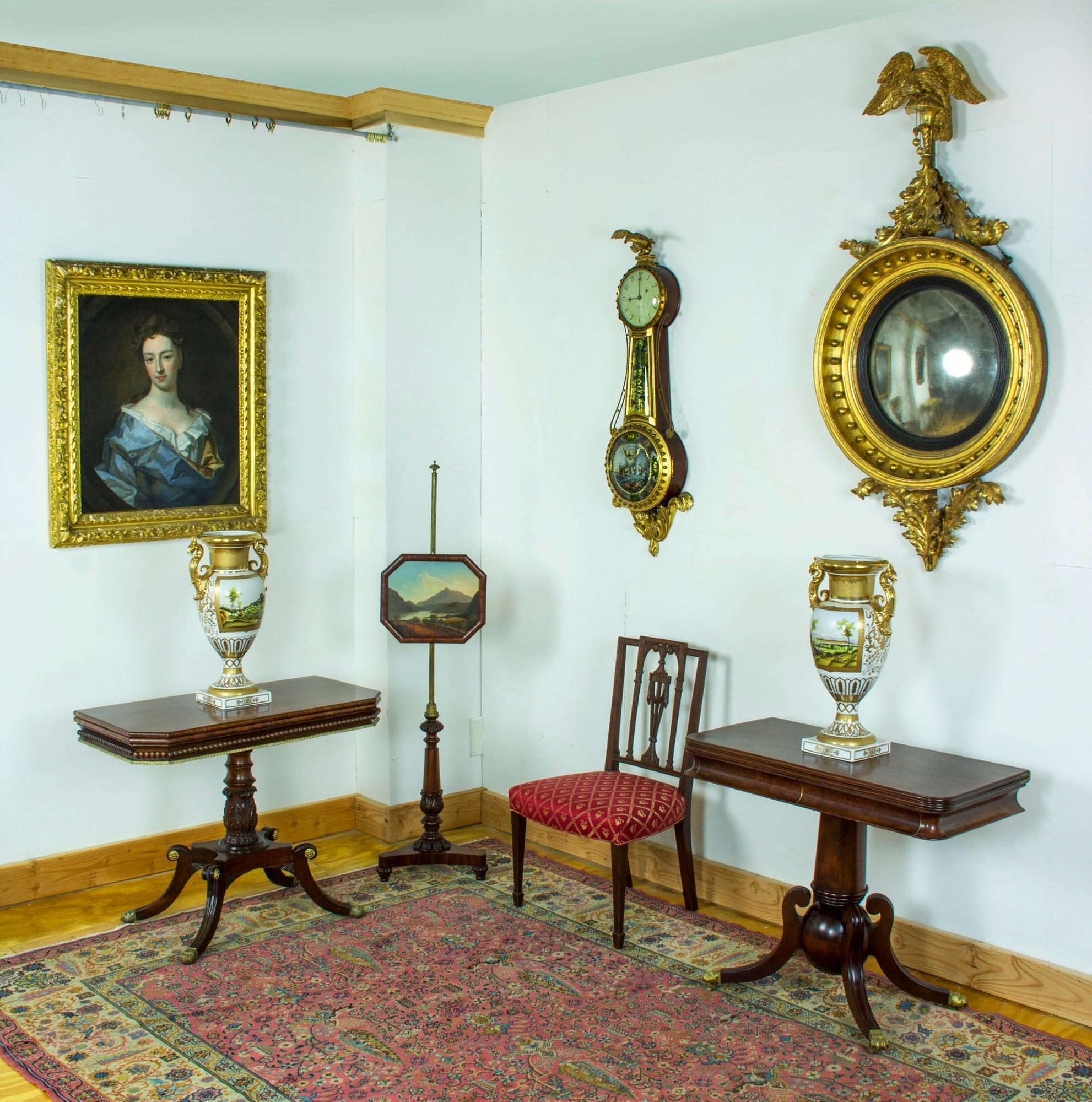 Fine Mahogany Neoclassical Card Table For Sale 4