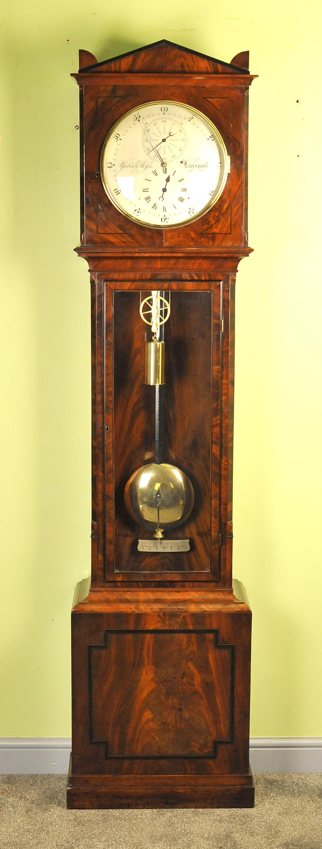 Fine Mahogany Regulator Longcase Tall Case Clock For Sale 4