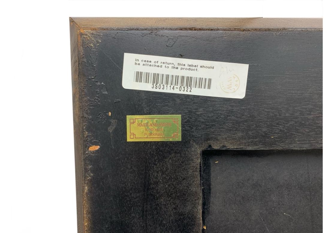 Feines Maitland Smith Dekoratives Gemälde auf Karton (Indonesisch) im Angebot