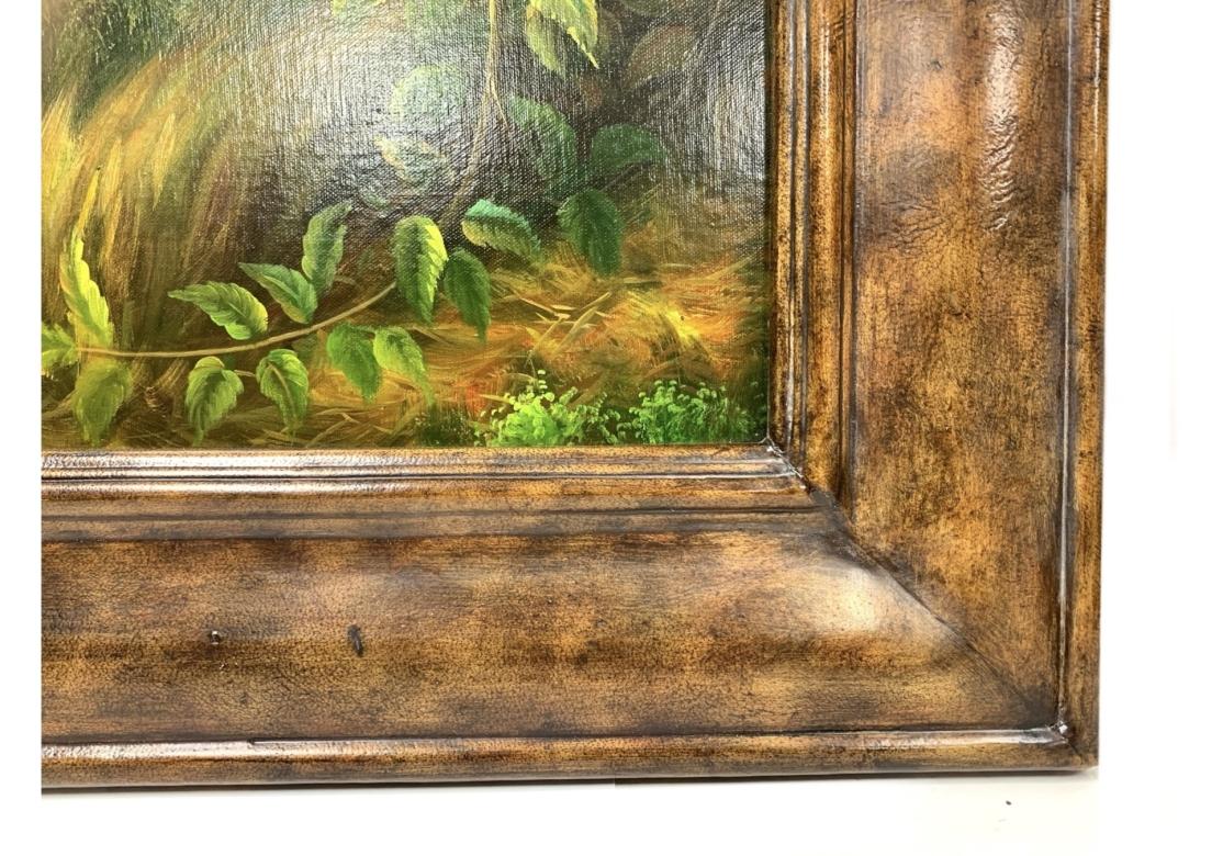 Feines Maitland Smith Dekoratives Gemälde auf Karton im Zustand „Relativ gut“ im Angebot in Bridgeport, CT