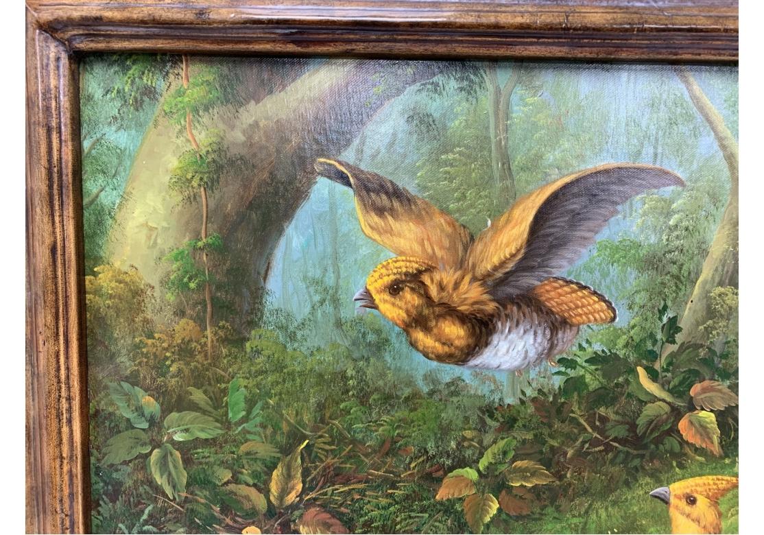 Feines Maitland Smith Dekoratives Gemälde auf Karton (Holz) im Angebot