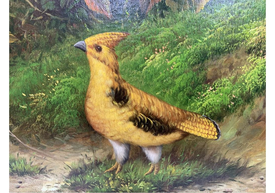 Feines Maitland Smith Dekoratives Gemälde auf Karton im Angebot 1