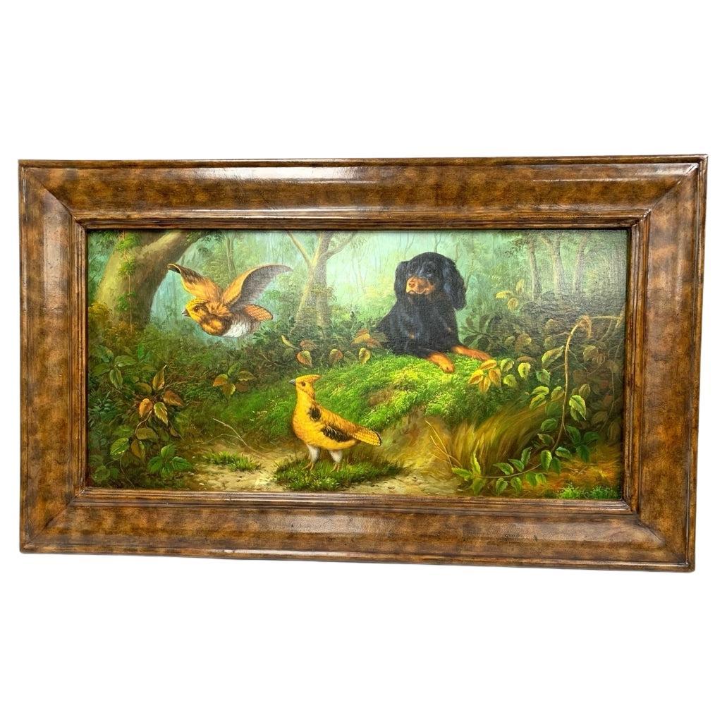 Fine Maitland Smith Decorative Painting On Board