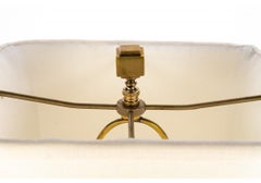 Fine Maitland-Smith Faux Malachite Table Lamp