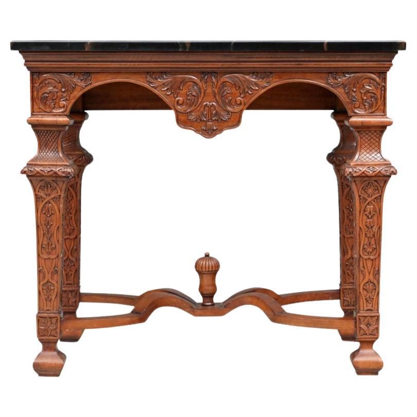 Fine Maitland-Smtih Carved Console Table For Sale