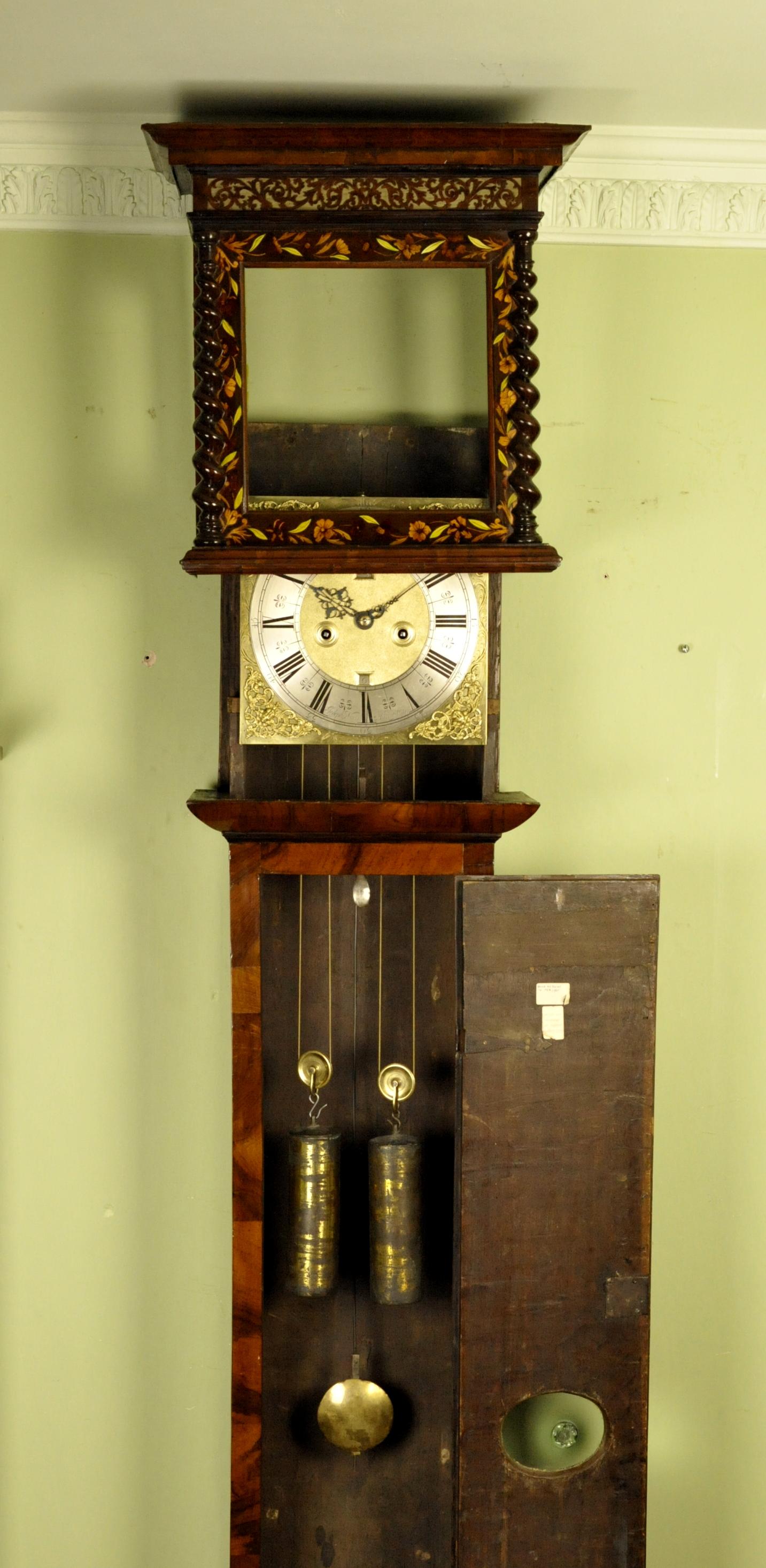 Fine Marquetry Longcase Grandfather Clock, Joseph Norris In Good Condition For Sale In Chesterfield, GB