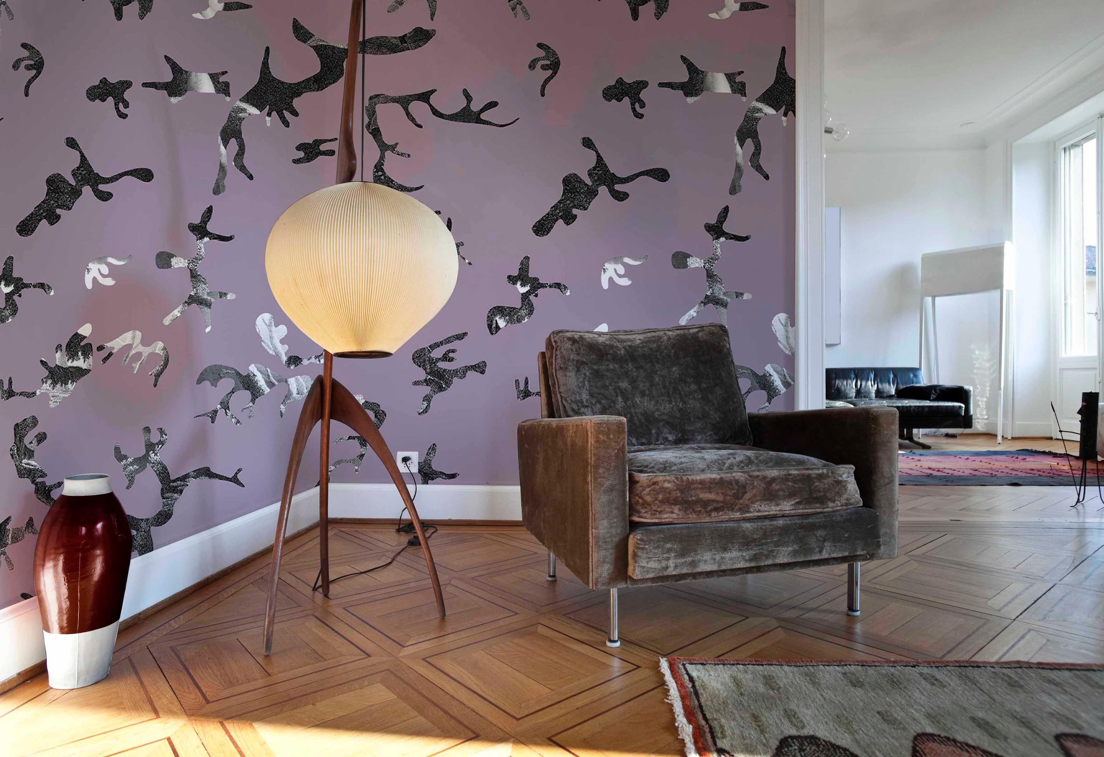 Background: Retro Pink
Designer: Magnus Gjoen
Designed by hand in Digital Art
Project Miscellanea
Graphic dev: Pattern
Collection: Racconti
Made in: Italy

Printing support: Fine Art ( front 50% cellulose, back non-woven backing
Greenguard Gold