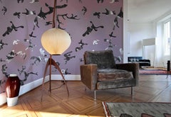 Fine me in the Dark Rosa Retro Wallpaper  by Magnus Gjoen