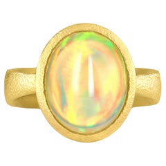 Anello unico di cristallo messicano Opale 22k, Devta Doolan 2024