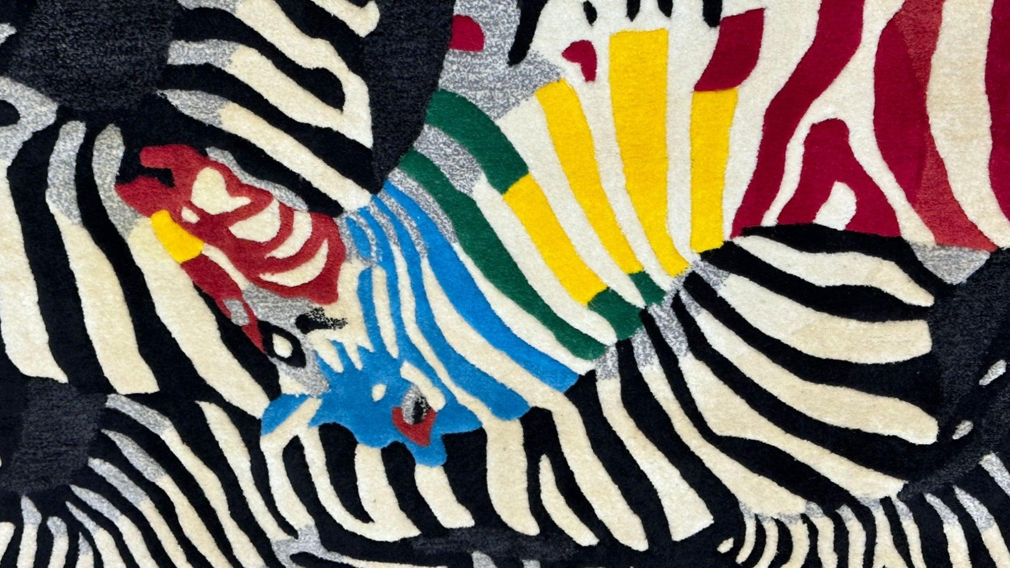 20th Century Fine Mid Century Artistic Rug Signed by Artist Yssima Nini Ferrucci 5’7