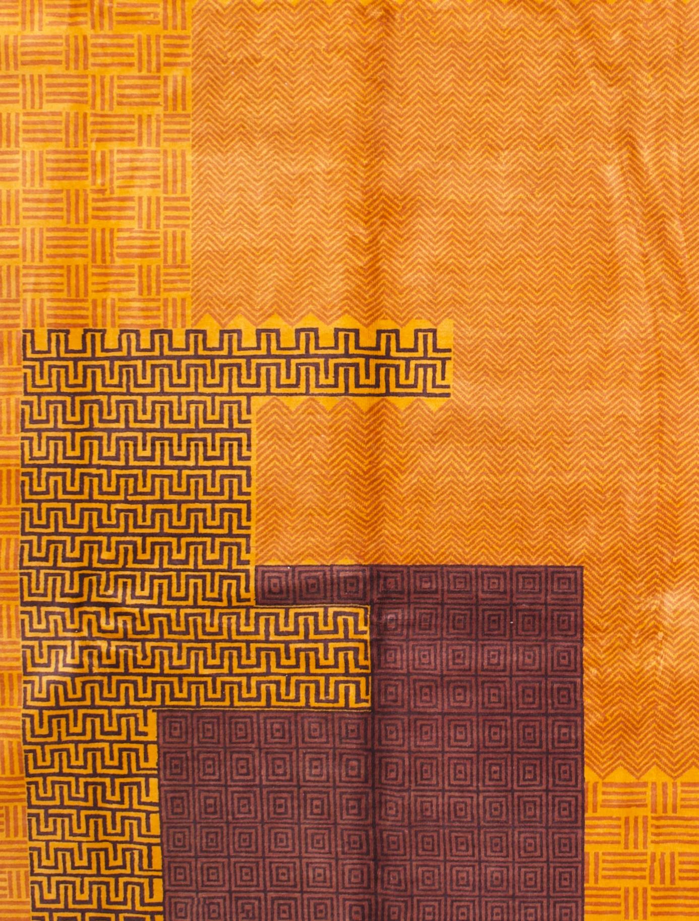 Fine Mid Century French Artistic Design Wool Rug 6’8” x 9’9