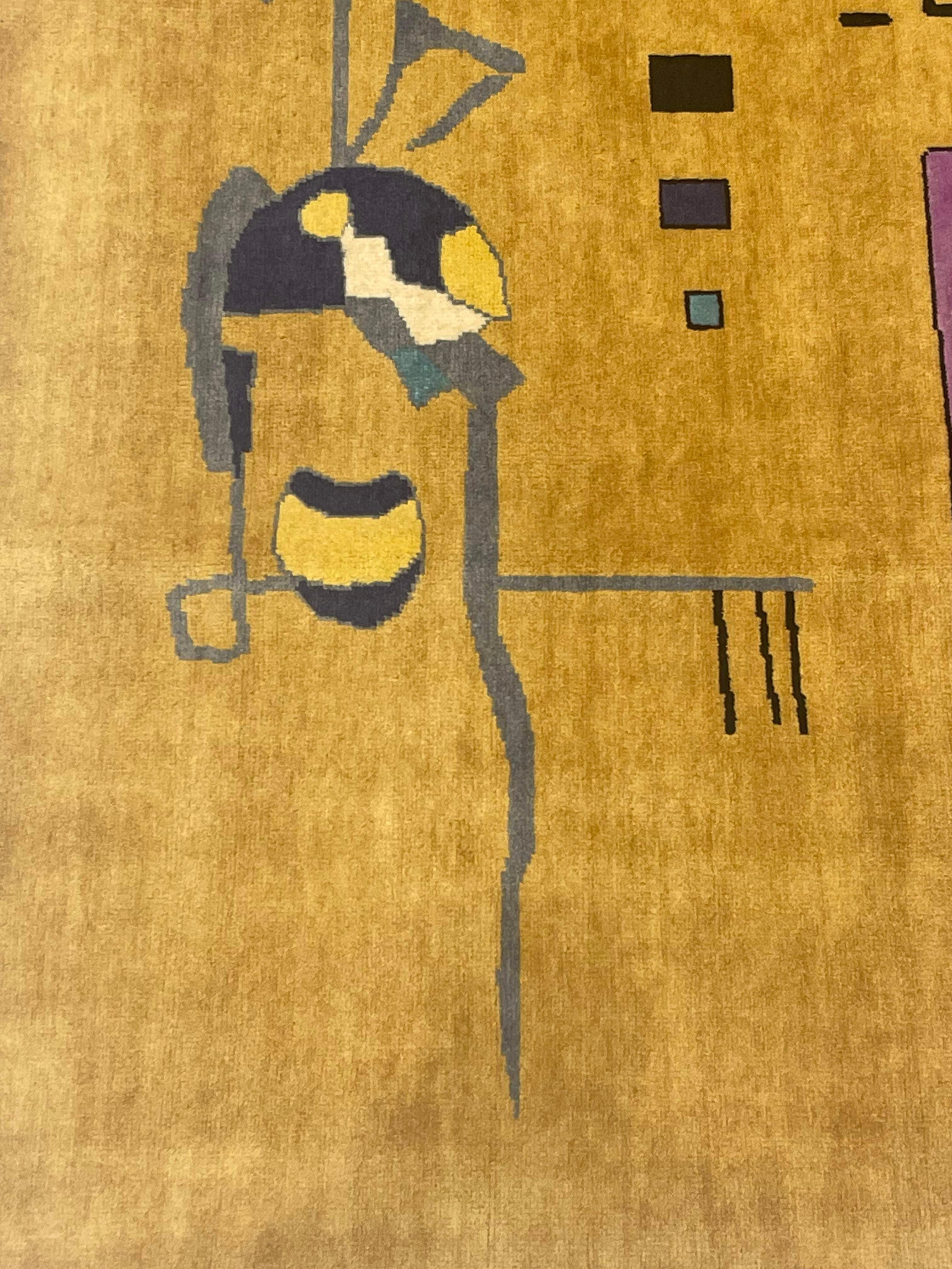 Feine Mid Century Französisch Teppich 6'9 x 9'8