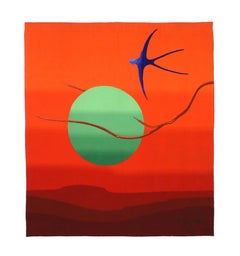 Fine Mid Century French Tapestry Designed by Marc Petit