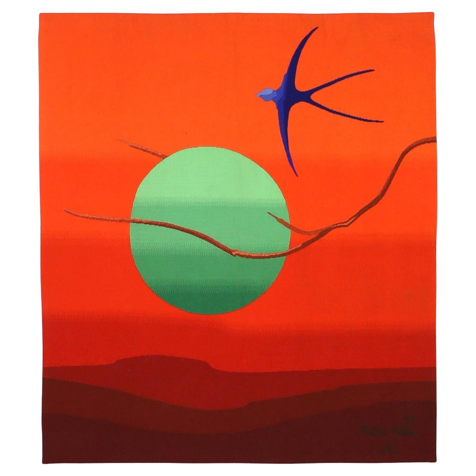 Fine Mid Century French Tapestry Designed by Marc Petit
