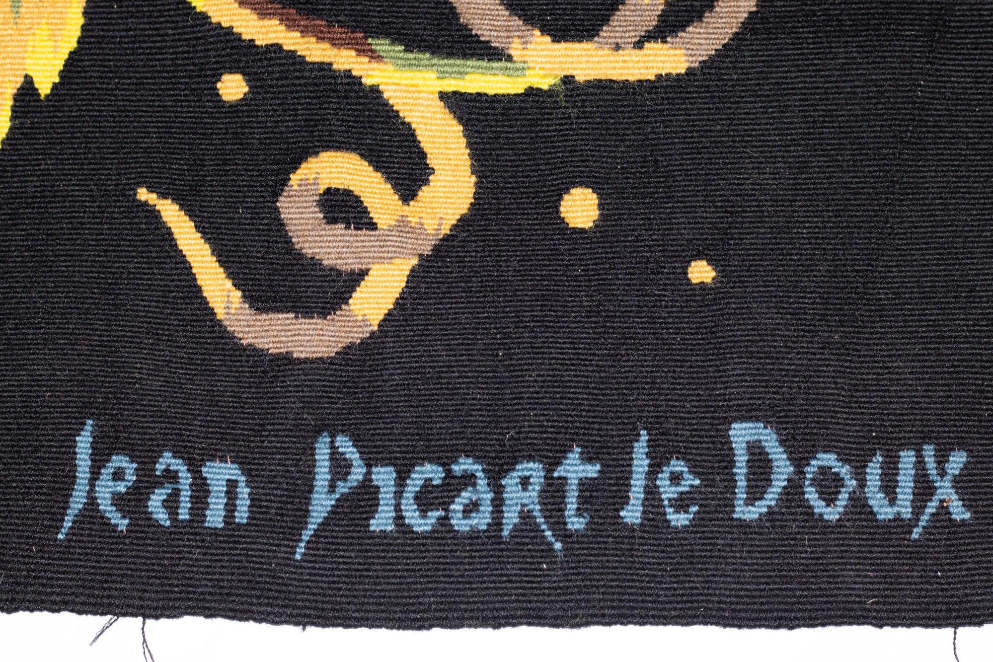 Fine mid century French tapestry signed by Jean Lurcat 4’9” x 6’7” For Sale 5