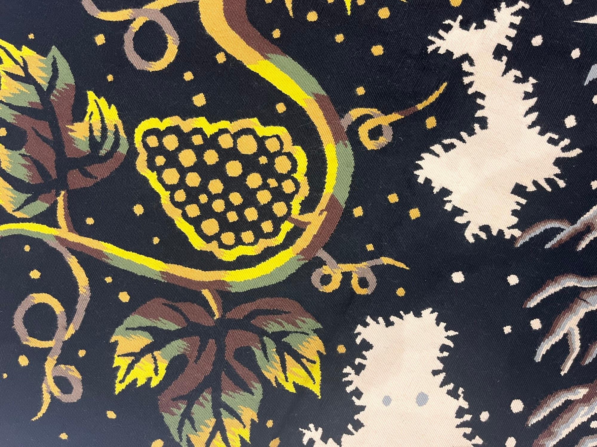 Wool Fine mid century French tapestry signed by Jean Lurcat 4’9” x 6’7” For Sale