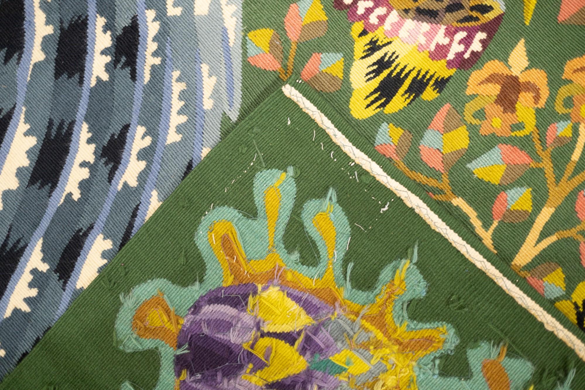 Fine Mid Century French Tapestry Signed Perrot 5'3