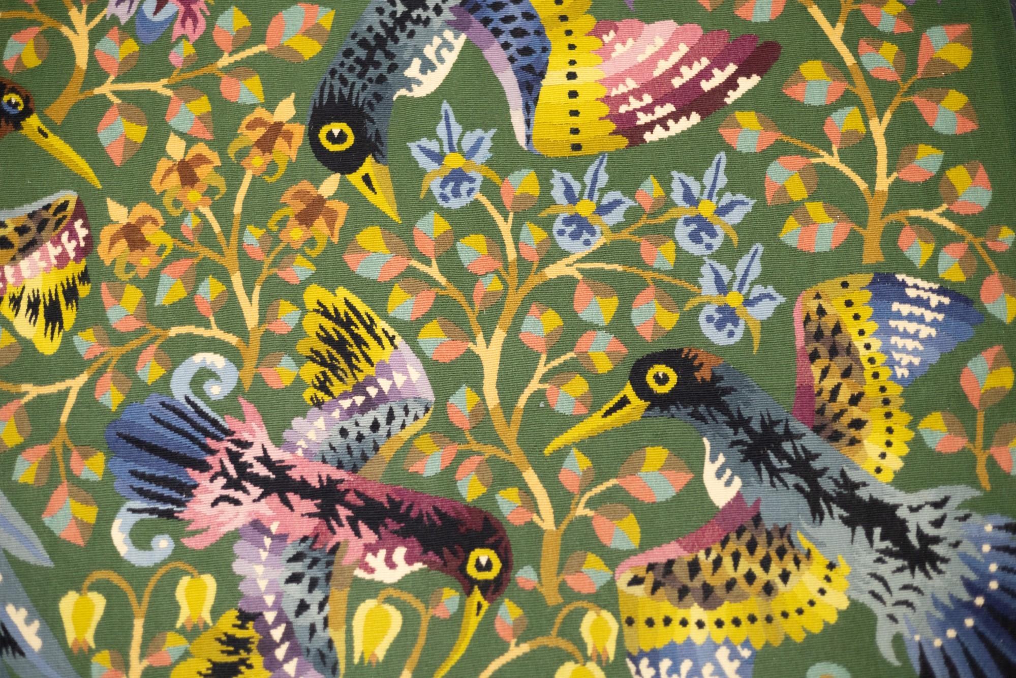 Fine Mid Century French Tapestry Signed Perrot 5'3