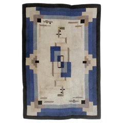 Fine Mid Century French Wool Rug 4'9" x 7'3"
