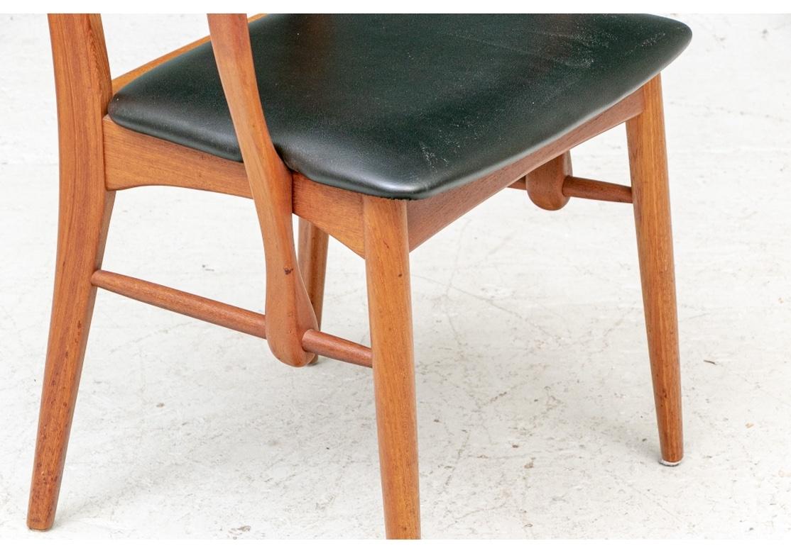 Danish Fine Mid Century Mixed Set of 10 Niels Koefoed ‘Lis’ Chairs in Teak and Rosewood