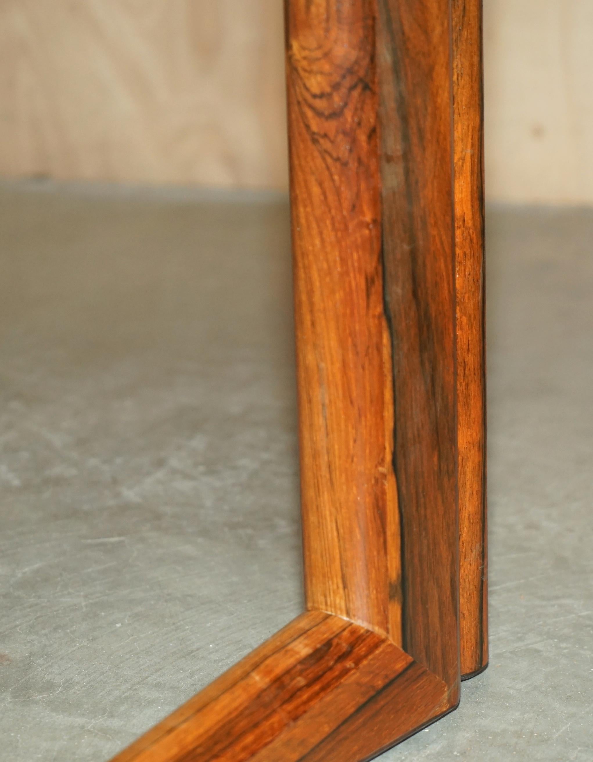 FINE TAVOLO DA DOGANALE ESTENSIBILE IN LEGNO DUREVOLE DEL MEDIO SECOLO MODERNO DEGLI ANNI '70 DI GORDON RUSSELL in vendita 3