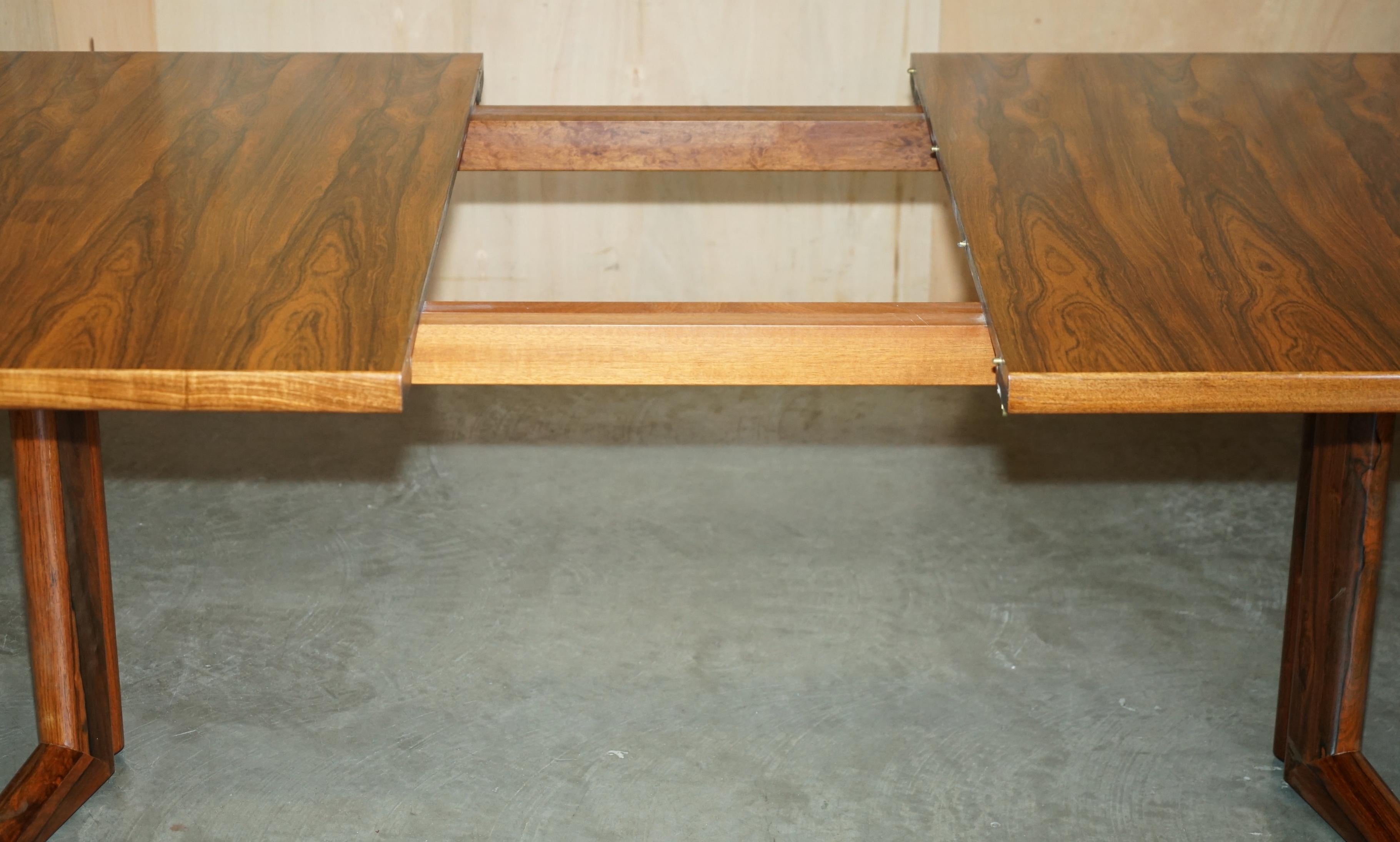 FINE TAVOLO DA DOGANALE ESTENSIBILE IN LEGNO DUREVOLE DEL MEDIO SECOLO MODERNO DEGLI ANNI '70 DI GORDON RUSSELL in vendita 7