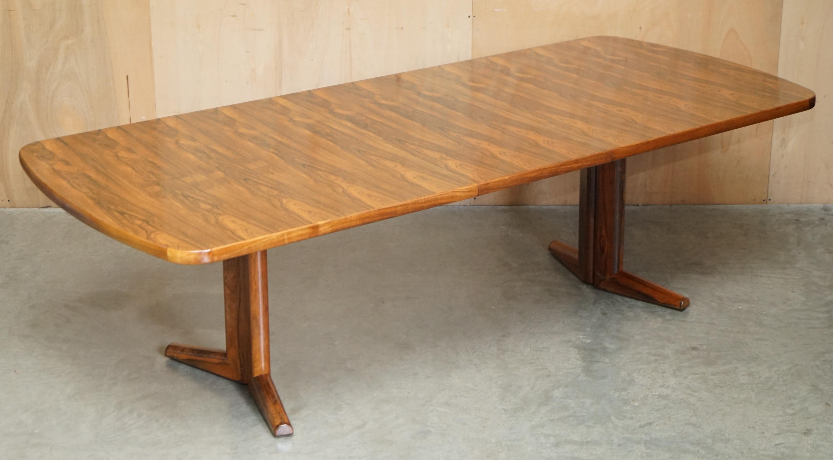 FINE TAVOLO DA DOGANALE ESTENSIBILE IN LEGNO DUREVOLE DEL MEDIO SECOLO MODERNO DEGLI ANNI '70 DI GORDON RUSSELL in vendita 8